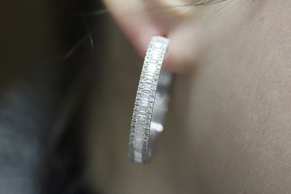 1,53 Karat Pırlanta Halka Küpe