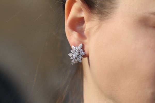 3,02 Karat Pırlanta Tasarım Küpe