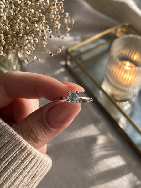 0,36 Karat Pırlanta Tektaş Yüzük