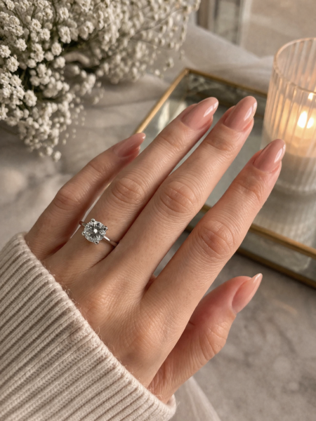 0,36 Karat Pırlanta Tektaş Yüzük