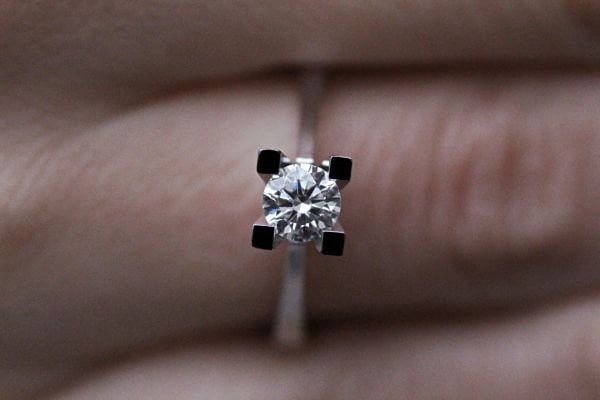 0,40 Karat Pırlanta Tektaş Yüzük