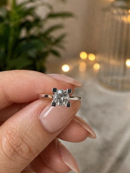 0,40 Karat Pırlanta Tektaş Yüzük