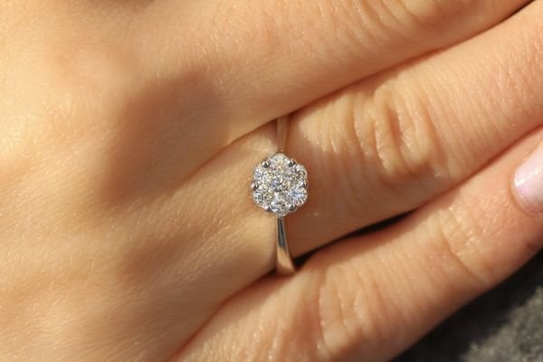 0,32 Karat Pırlanta Coronet Yüzük