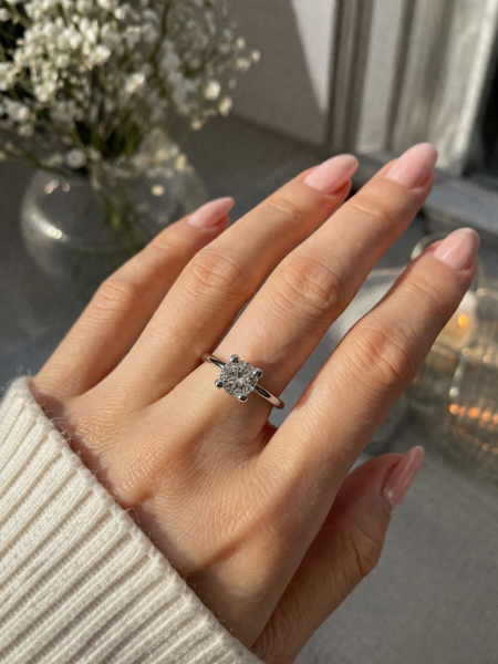 0,43 Karat Pırlanta Tektaş Yüzük