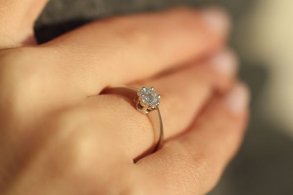 0,46 Karat Pırlanta Coronet Yüzük