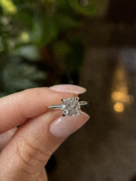 0,58 Karat Pırlanta Tektaş Yüzük