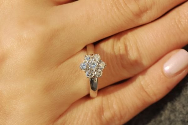 0,46 Karat Pırlanta Coronet Yüzük