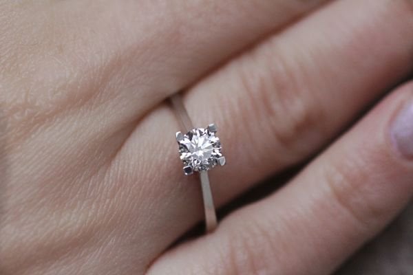 0,62 Karat Pırlanta Tektaş Yüzük