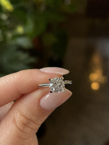 0,62 Karat Pırlanta Tektaş Yüzük