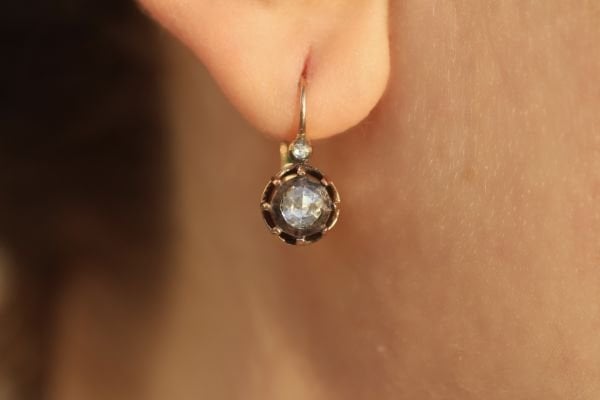 0,66 Karat Elmas Küpe