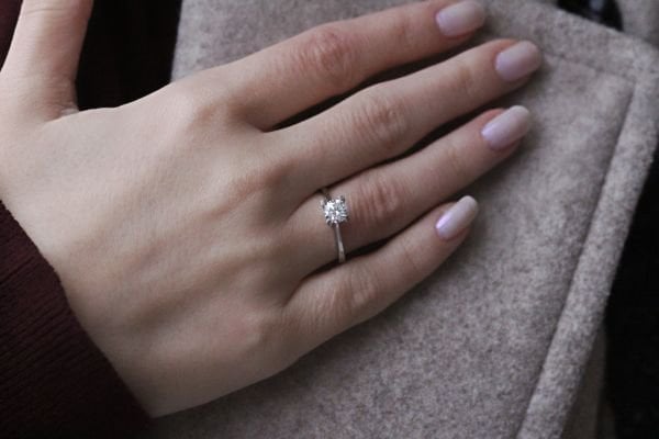 0,70 Karat Pırlanta Tektaş Yüzük