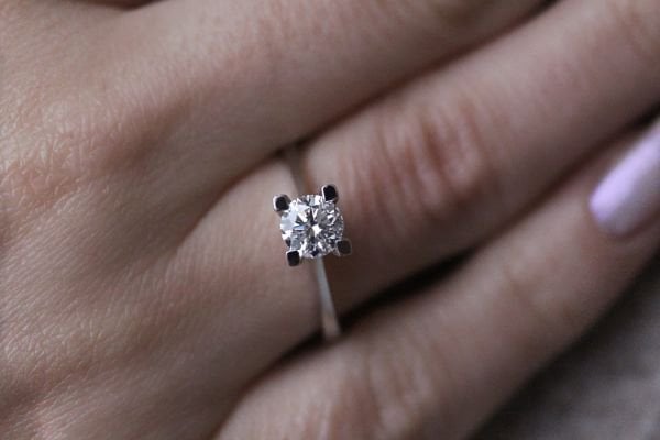 0,70 Karat Pırlanta Tektaş Yüzük