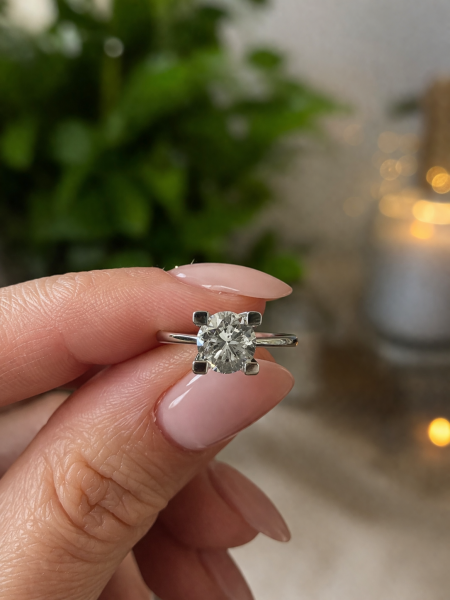 0,70 Karat Pırlanta Tektaş Yüzük