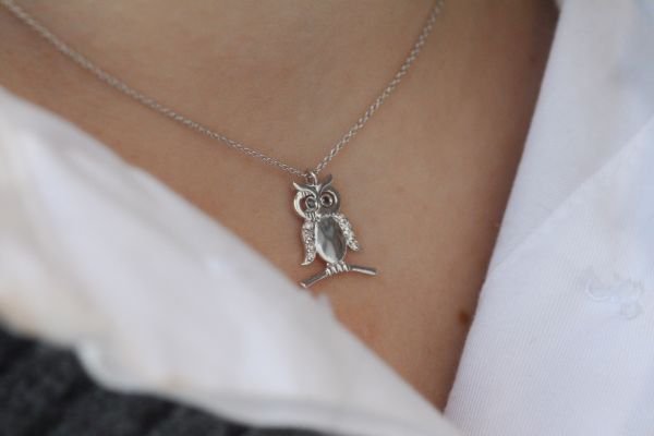 0,08 Karat Pırlanta Tasarım Kolye