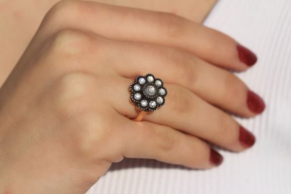 0,33 Karat Elmas Fantezi Yüzük