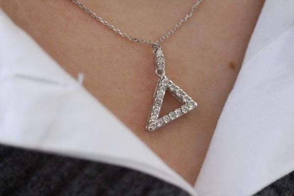 0,35 Karat Pırlanta Tasarım Kolye