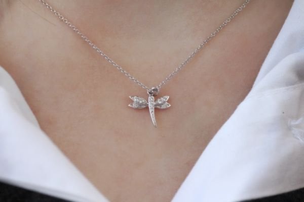 0,16 Karat Pırlanta Tasarım Kolye