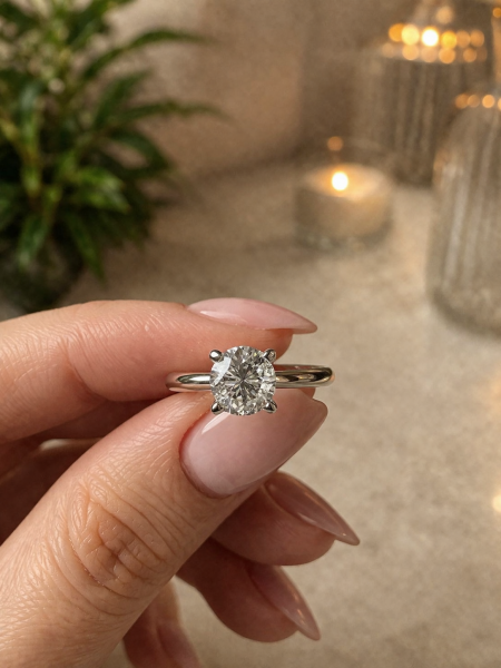 0,71 Karat Pırlanta Tektaş Yüzük