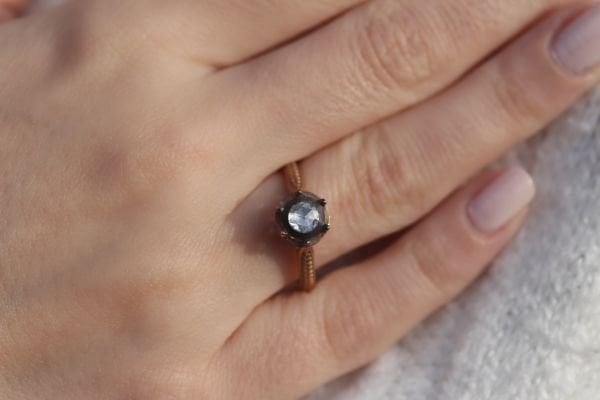 0,35 Karat Elmas Tektaş Yüzük